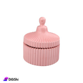Box with Lid Gypsum Light Pink