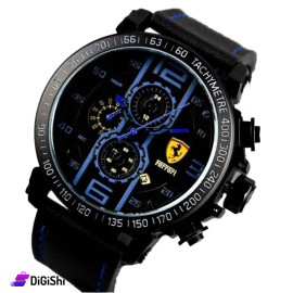 Ferrari Men's Wrist Watch Black and Nevy
