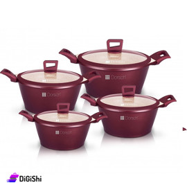 Non-Sticky Cookware Set 4 Pieces DORSCH Brand