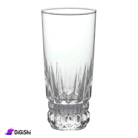 Luminarc Dozen of Tall Emperor Transparent Glass Drinking Cups 12 Pieces