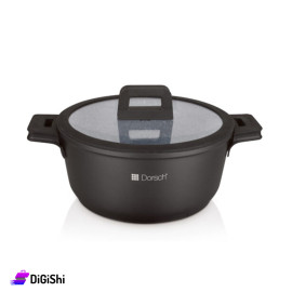 Ceramic Casserole 20cm Black Color DORSCH Brand