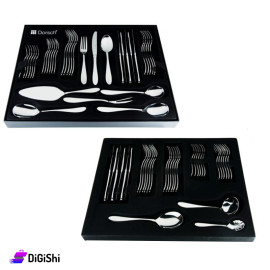 Set of Spoons and Knifes and Forks 72P Stainless Steel