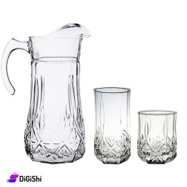 Jug Set of 13 Pieces With Glasses Luminarc Brighton
