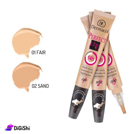 خافي عيوب ومصحح Dermacol - Fair , Sand