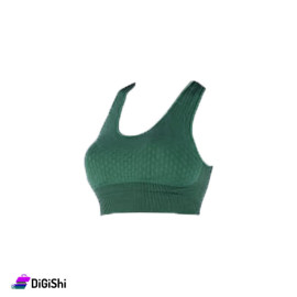 Solitaire Olive Sporty Bra with Lining
