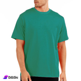 Men's Cotton Wide Design T-Shirt Olive