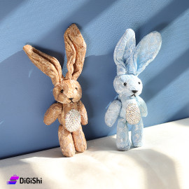Rabbit Keychain Cotton and Lace Fabric Set3