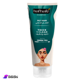 Hafhafe Shampoo for Oily Hair with Green Tea and Mint and Pro Vitamin B5