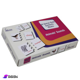 Educational Wooden Puzzle Game about  Animals Sounds in English from Dar Al Qamar Educational Tools