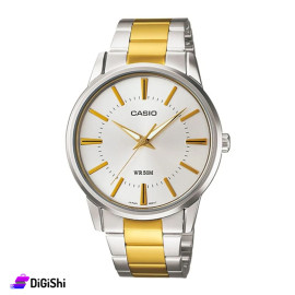 Casio Men's Watch Model MTP-1303SG-7AVDF Silver and Golden Color