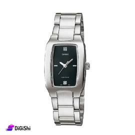 ساعة يد نسائية ماركة Casio موديل LTP-1165A-1C2DF لون فضي