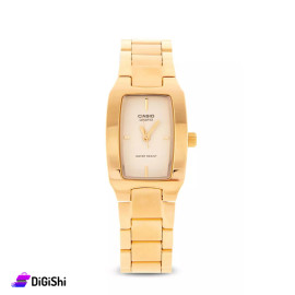 ساعة يد نسائية ماركة Casio موديل LTP-1165N-9CRDF لون ذهبي
