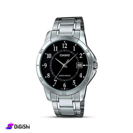 ساعة يد نسائية ماركة Casio موديل LTP-V004D-1BUDF لون فضي