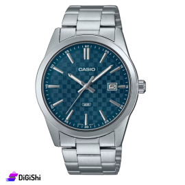 ساعة يد رجالية ماركة Casio موديل MTP-VD03D-2A2UDF لون فضي