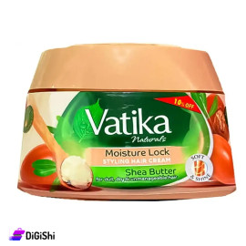 كريم تصفيف الشعر Vatika للشعر الباهت والجاف بخلاصة زبدة الشيا