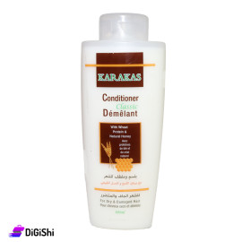 KARAKAS Conditioner and Moisturizer for Dry Hair with Wheat Protein and Natural Honey