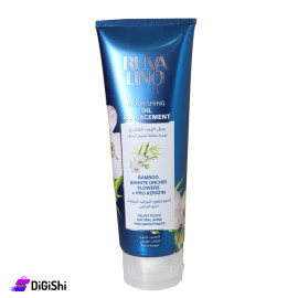 Ruva Lino Nourishing Oil Replacement for Dry Hair with Bamboo and White Orchid and Pro-Keratin Extract