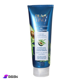 Ruva Lino Oil Replacement for Frizzy and Unruly Hair with Aloe Vera and Avocado Oil and Microkeratin Extract