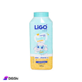 LIGO Baby Powder with Aloe Vera and Vitamin E 100g
