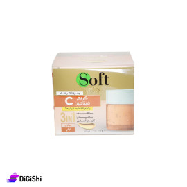 كريم فيتامين C ماركة Soft لبشرة أكثر نقاء