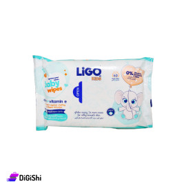 LIGO Baby Wet Wipes with Aloe Vera and Vitamin E