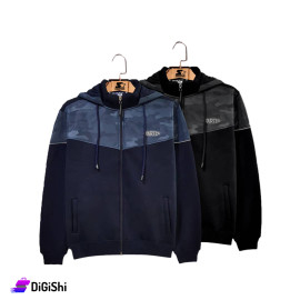 STARTER Men's Cotton Jacket with Two Front Pockets and Hat