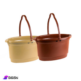 Rainbow Oval Plastic Bucket 14L 2127