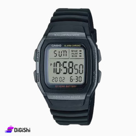 Casio Sports Watch Model W-96H-1BVDF Black Color