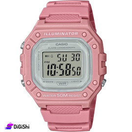 Casio Sports Women Watch Model W-218HC-4AVDF Pink Color