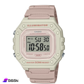 Casio Sports Women Watch Model W-218HC-4A2VDF Pink Color