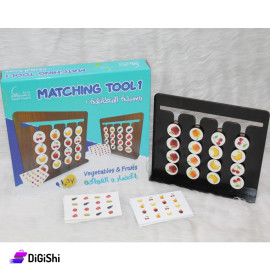 Matching and Speed Intelligence Challenge Game for Children Vegetables and Fruits from Dar Al Qamar Educational Tools