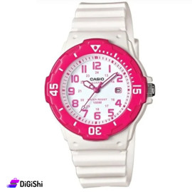 ساعة يد رياضية نسائية رجالية ماركة Casio موديل LRW-200H-4BVDF لون أبيض