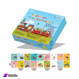 English Alphabet Train Building Game Dar Al Qamar Educational Tools