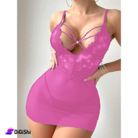 Sway Chiffon Lingerie Dress Pink