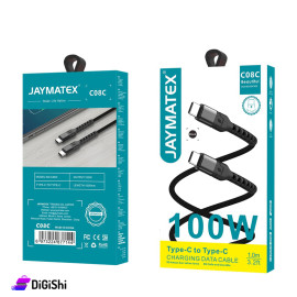 وصلة شحن Type-C إلى Type-C ماركة Jaymatex موديل C08C