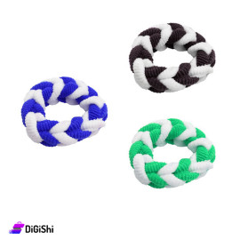 ربطة شعر صوف شكل جدلة - مجموعة 1