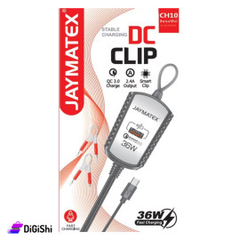 Jaymatex CH10 DC Clip Charges Mobile phone Directly from Battery with Tweezers and a type-C Cable