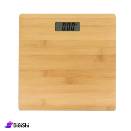 Electronic Scale Made of Bamboo Wood