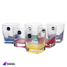 Luminarc Sterling Rainbow 12 Piece Colorful Short Glasses Dozen