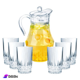 Arcopal Lancier Set of Jug with Glasses