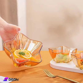 A Set of Golden Bowls Star Shaped 4 Pieces