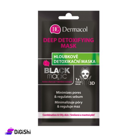 Dermacol DETOXIFYING BLACK MAGIC TISSUE MASK