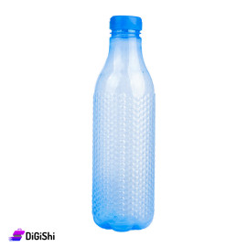 Shahd Plast Plastic Water Bottle with a Beehive Pattern Blue