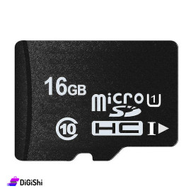 كرت ذاكرة MICRO SDHC موديل C10 ذاكرة 16غيغابايت
