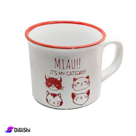 MIAU Porcelain Cup White