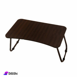 Foldable Laptop Table Dark Brown