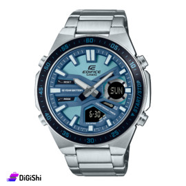 Casio Men's Watch Model EDIFICE Model Number EFV-C110D-2BD Silver Color