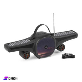 سبيكر بلوتوث بشكل طائرة يشحن بالطاقة الشمسية kisonli sc-21
