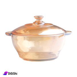 Clear Pyrex Bowl with Lid 1500ml