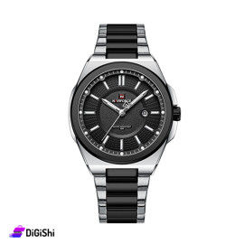 NaviForce NF9212 Men's Wrist Watch Silver and Black